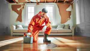 Burst pipe water damage and plumbing leak repair in Lakeland, FL
